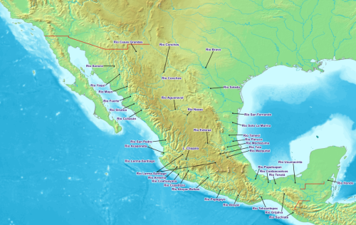 principales rios de america. Otros ríos importantes de