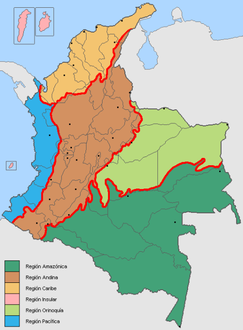 region orinoquia delineation