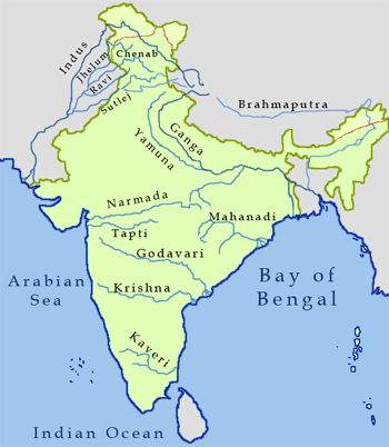 Resultado de imagem para rios índia -paquistão