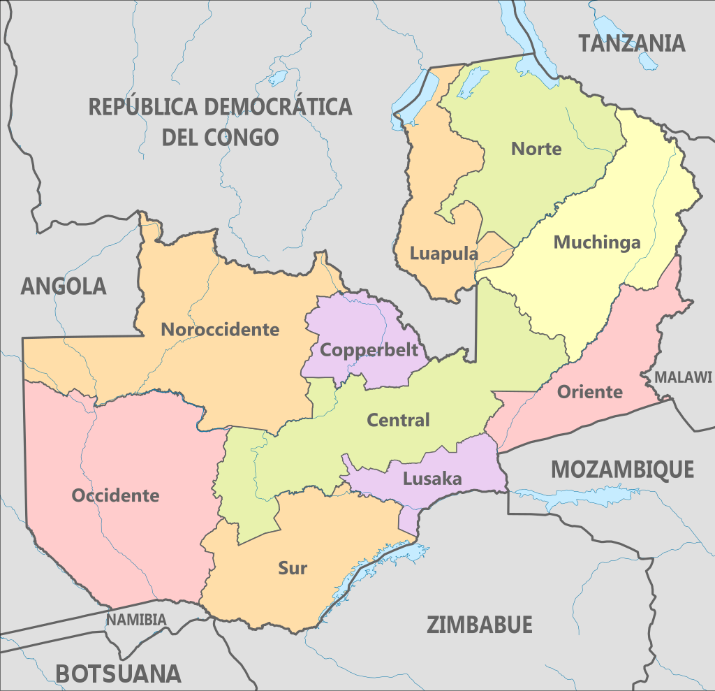 Geograf A De Zambia Generalidades La Gu A De Geograf A