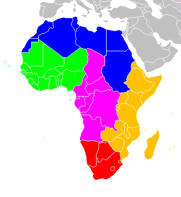Regiones de África