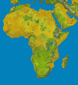 Topografía de África