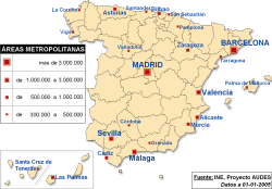 Principales ciudades de España
