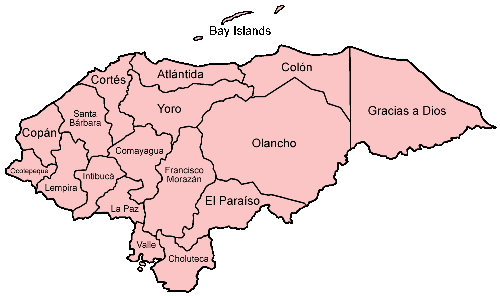 Departamentos de Honduras