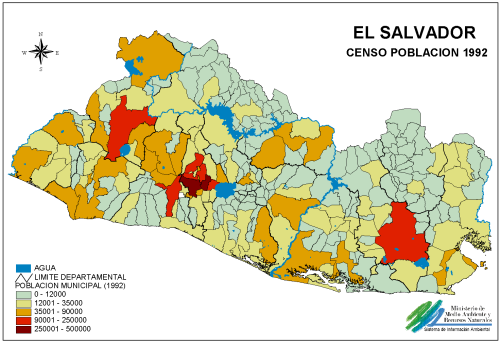 El Salvador Poblacion La Guia De Geografia