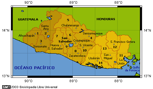 Departamentos de El Salvador