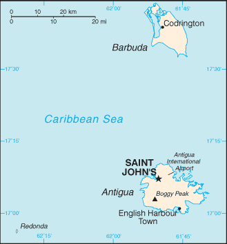Commons Wikimedia: Mapa de Antigua y Barbuda