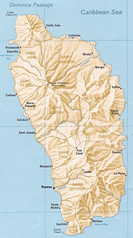 Commons Wikimedia: Mapa de Dominica