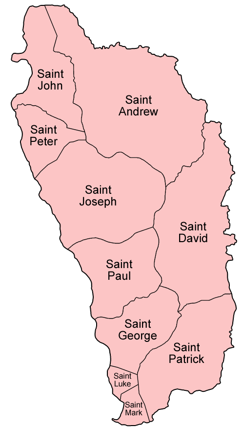 Commons Wikimedia: Parroquias de Dominica