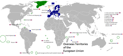 Commons Wikimedia: Países y Territorios de Ultramar de la Unión Europea