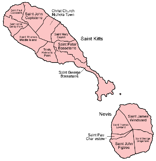 Commons Wikimedia: Parroquias de San Cristóbal y Nevis