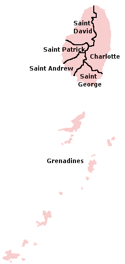 Commons Wikimedia: Parroquias de San Vicente y las Granadinas