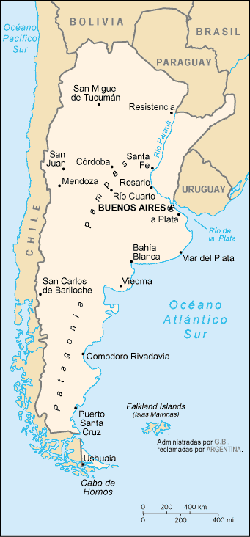 Commons Wikimedia: Mapa de Argentina