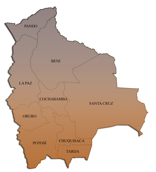 Commons Wikimedia: Departamentos de Bolivia