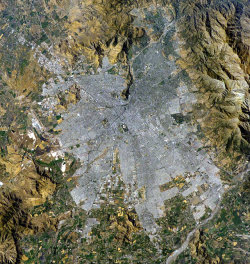 Commons Wikimedia: Ortoimagen de Santiago de Chile