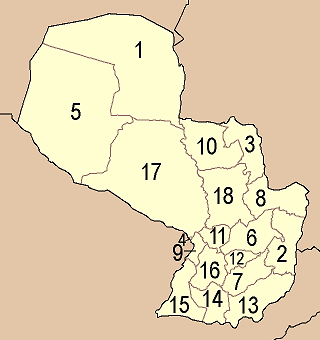 Commons Wikimedia: Departamentos de Paraguay