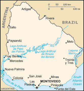 Commons Wikimedia: Mapa de Uruguay