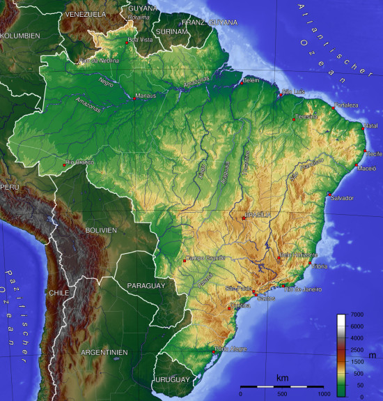 Commons Wikimedia: Mapa de Brasil (Relieve)