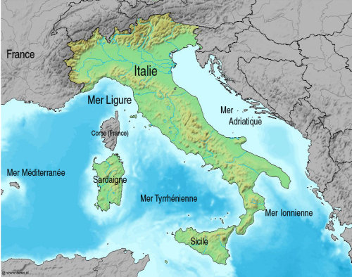 Commons Wikimedia: Relieve de Italia