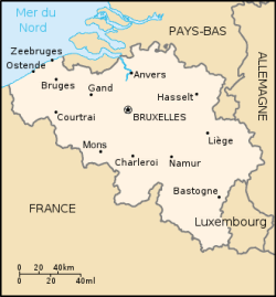 Commons Wikimedia: Mapa de Bélgica