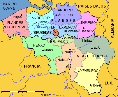 Commons Wikimedia: Provincias de Bélgica