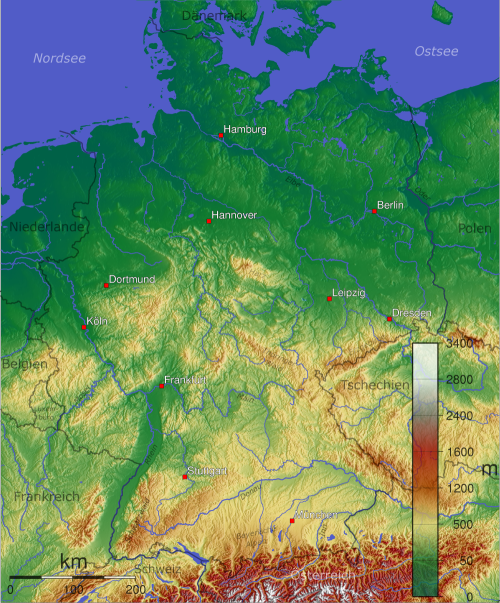 Commons Wikimedia: Relieve de Alemania