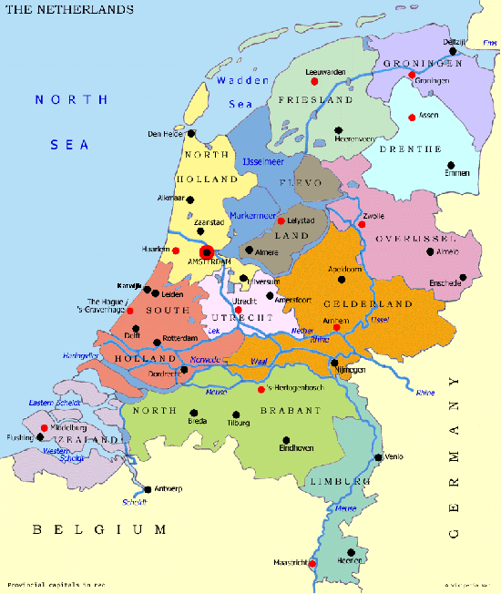 Commons Wikimedia: Provincias de los Países Bajos