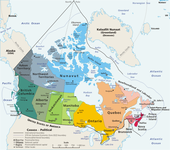 Commons Wikimedia: Provincias y territorios de Canadá