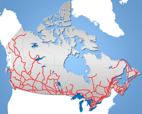 Commons Wikimedia: Red de carreteras en Canadá