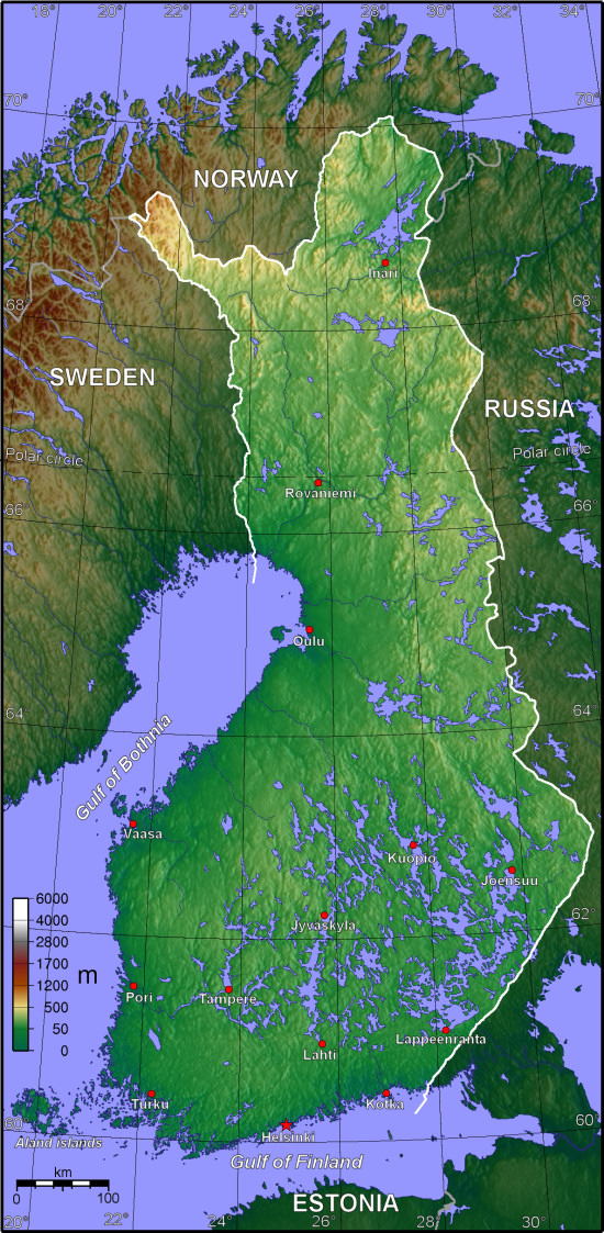 Commons Wikimedia: Mapa topográfico de Finlandia
