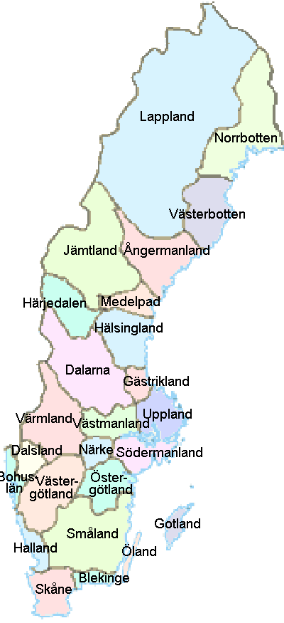 Commons Wikimedia: Provincias de Suecia