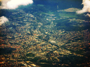 Commons Wikimedia: Fotografía aérea de Brno