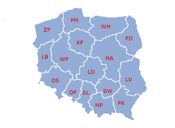 Commons Wikimedia: División administrativa de Polonia.