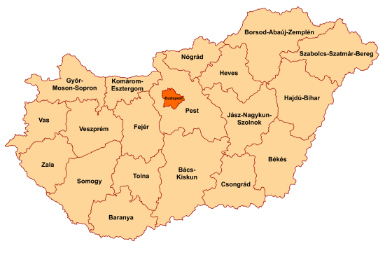 Commons Wikimedia: Condados de Hungría