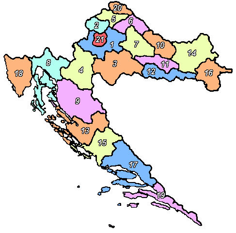 Commons Wikimedia: Condados de Croacia