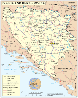 Commons Wikimedia: Mapa de Bosnia-Herzegovina