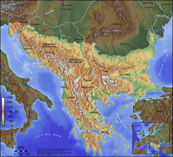 balcánica | La guía de Geografía