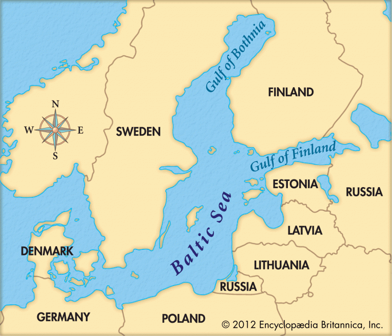 BalticSea Picture Maps Map Of The Baltic States 768x659 