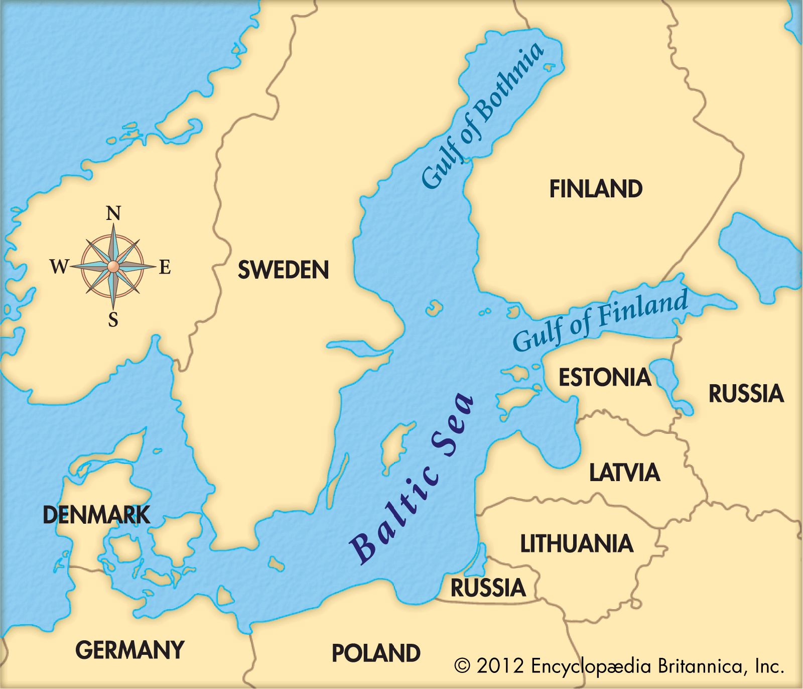 BalticSea Picture Maps Map Of The Baltic States 