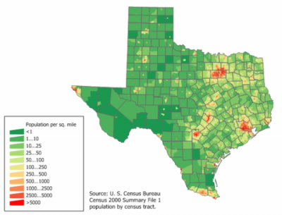 Texas: geografía humana | La guía de Geografía