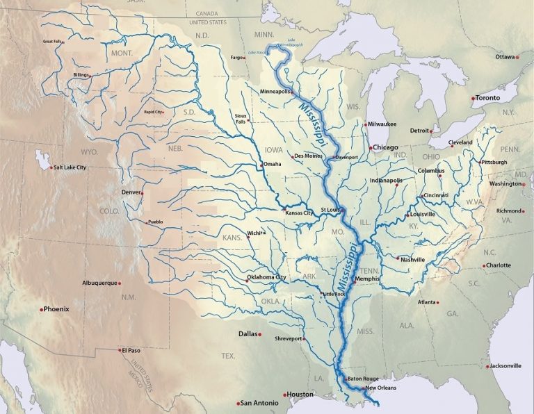 Río Mississippi La Guía De Geografía