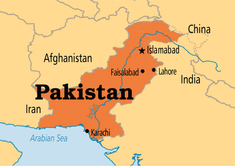 Geograf A De Pakist N Generalidades La Gu A De Geograf A   Paskistan Map 768x542 