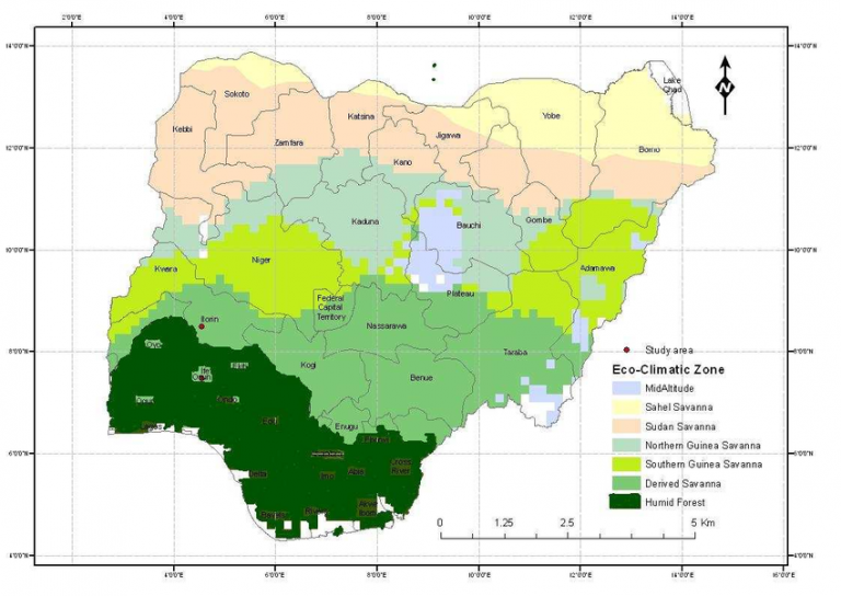 Nigeria clima, flora y fauna La guía de Geografía