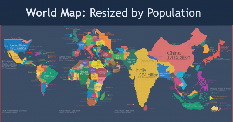 Distribución De La Población Humana En El Mundo La Guía De Geografía 7998