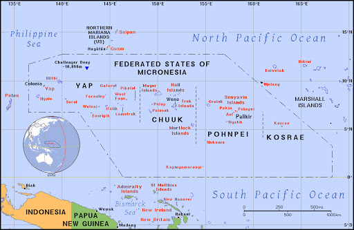 Estados Federados De Micronesia La Guia De Geografia