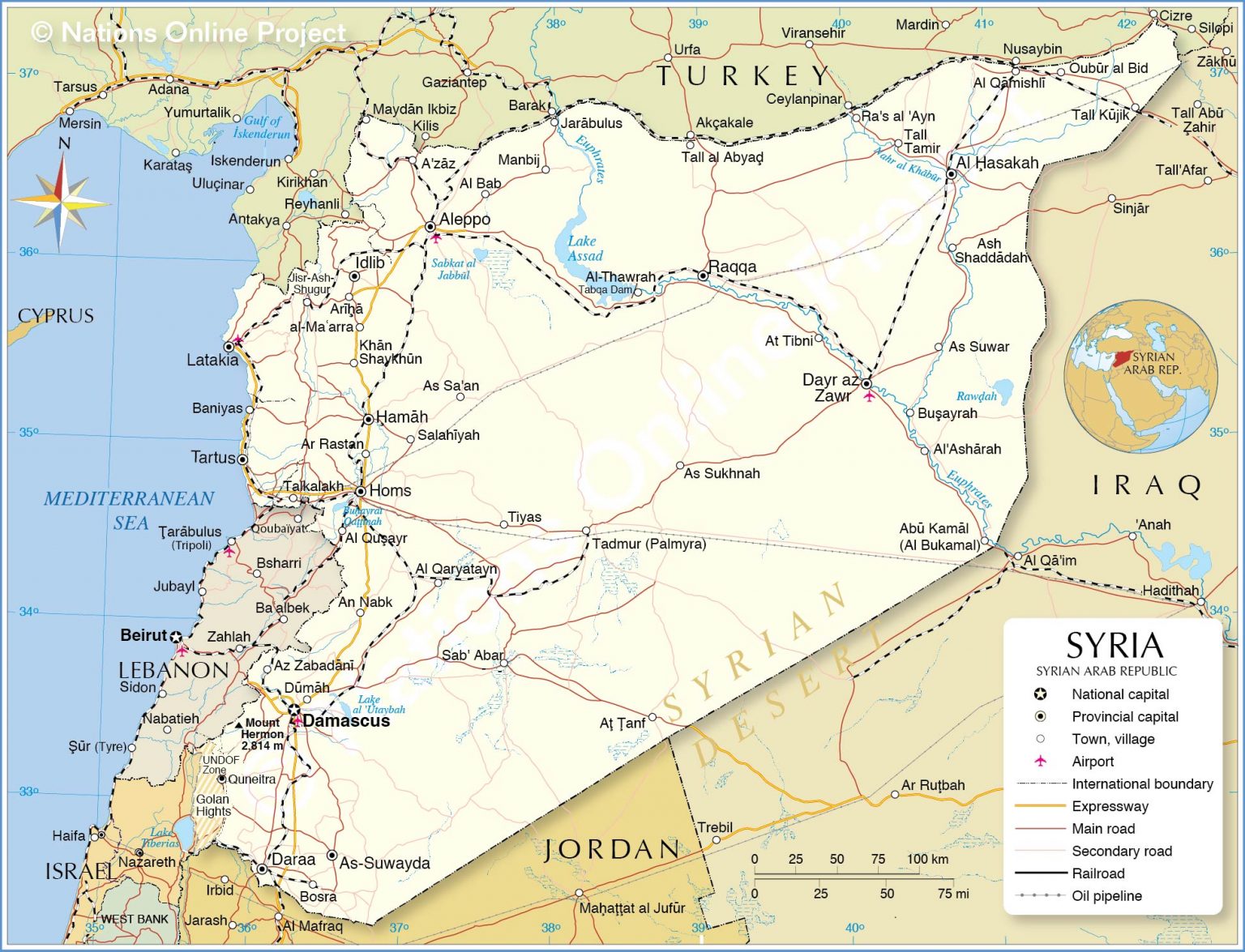 syria case study geography