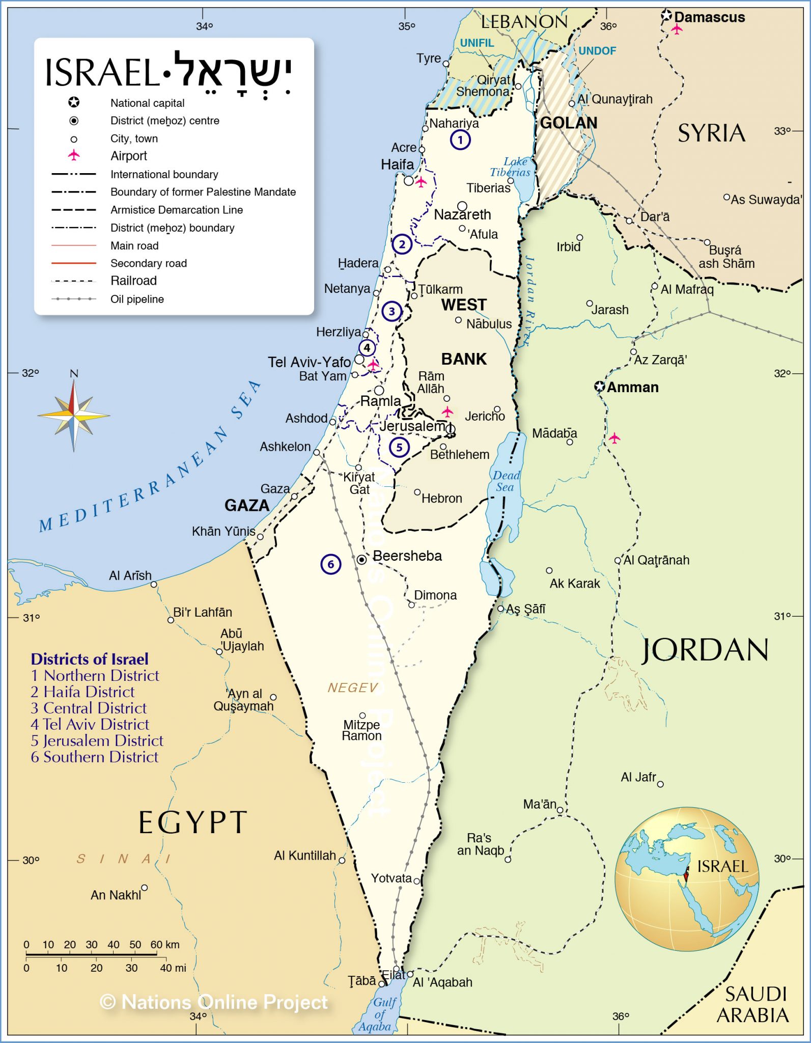 Israel Map 1593x2048 