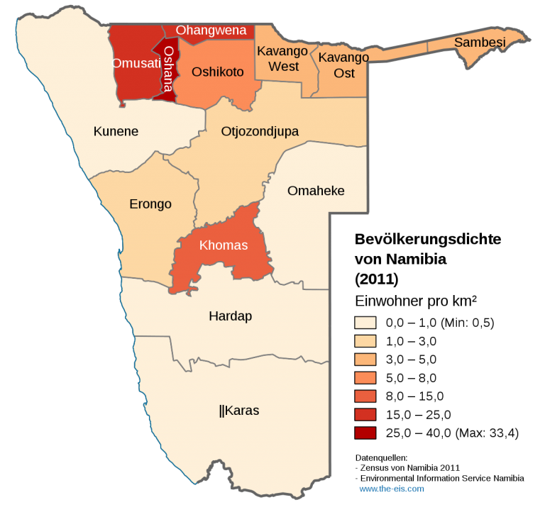 Namibia: población y economía | La guía de Geografía