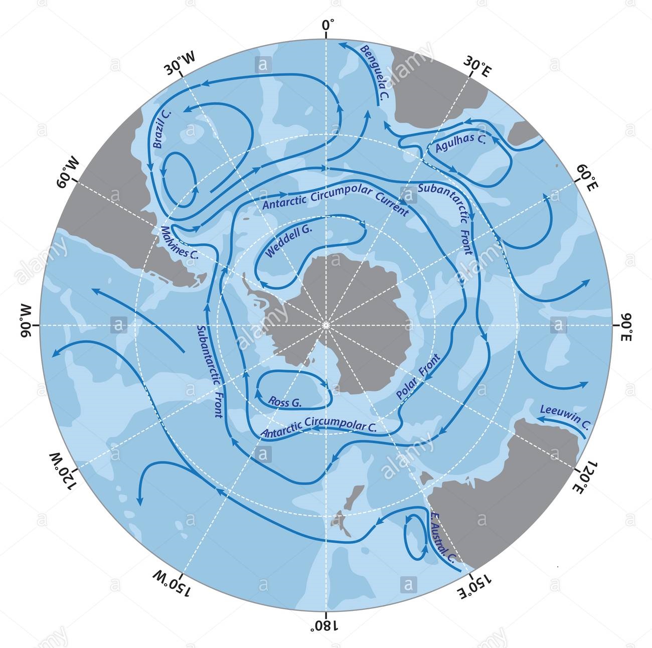 Corriente Circumpolar Antártica La Guía De Geografía