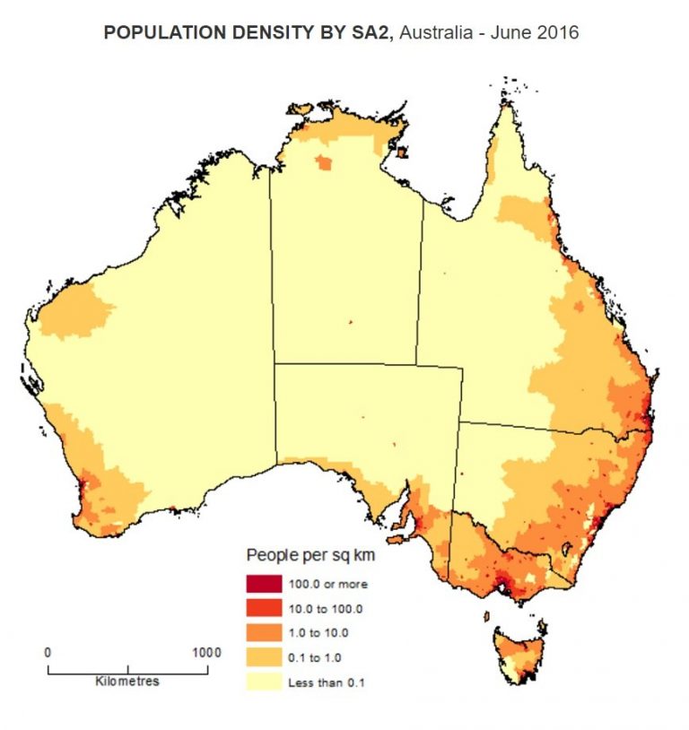 Australia demografía La guía de Geografía